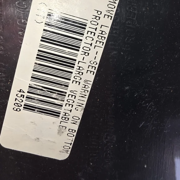 Longaberger Brown Woven Basket with Clear Liner - Picture 3 of 6